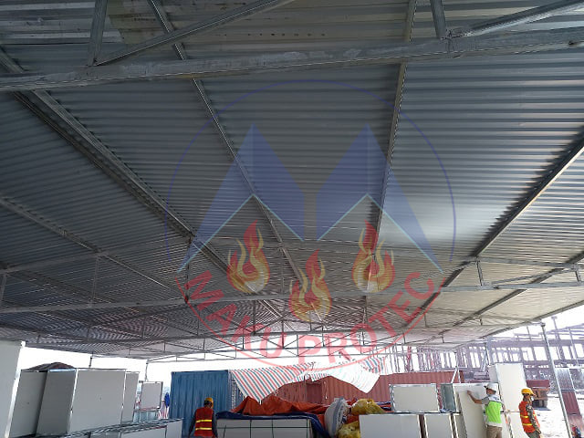 Tấm chống cháy cho dự án nhà máy năng lượng Jinko Solar - Quảng Ninh