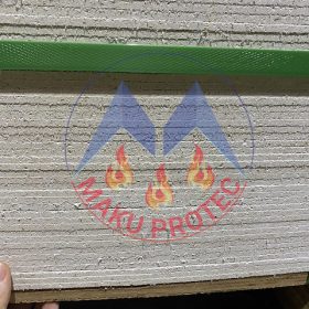 Cận cảnh chất liệu của tấm chống cháy Maku