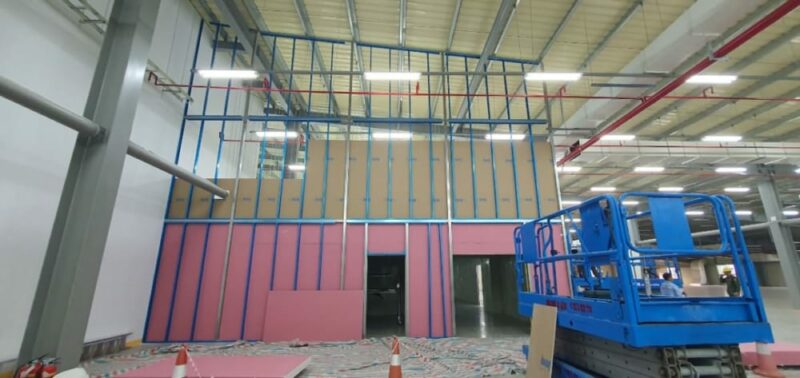 Vách thạch cao chống cháy của Maku